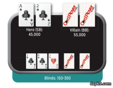 同色A2面对松凶牌手的加注，怎么操作