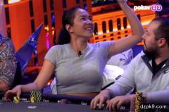 PAD第12季，美女牌手开挂赢得巨大底池