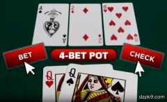 4bet底池的c-bet能力测试题