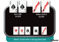 在小盲位拿到A5同花怎么打