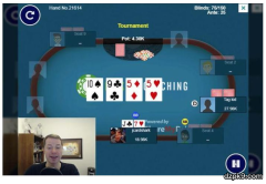 翻牌圈用卡顺听牌过牌加注