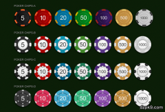 德州扑克的筹码
